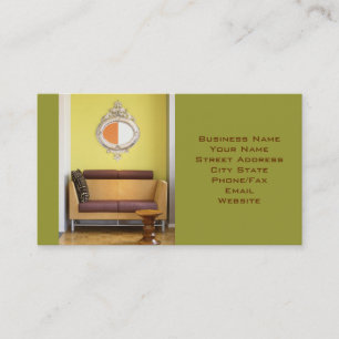 Interior Designer or Staging Business Card