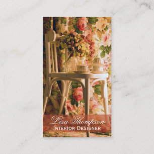 Interior Designer , Provence, Furniture Decorator Business Card