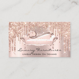 Interior Designer Unique Furnitures Rose Sofa Lux Business Card