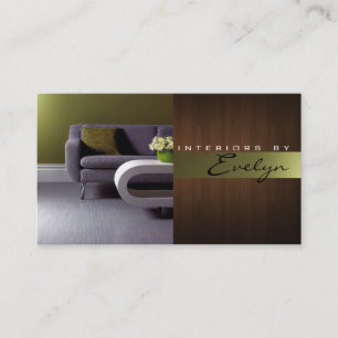 Interior, Exterior Designer Business Card