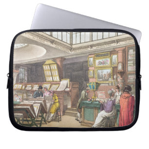 Interior from Ackermann's 'Repository of Arts, Lit Laptop Sleeve