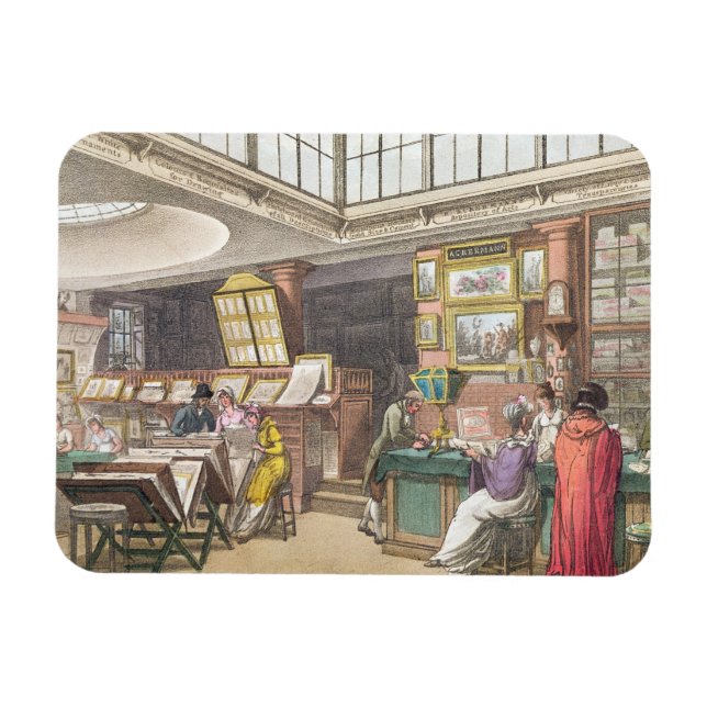 Interior from Ackermann's 'Repository of Arts, Lit Magnet (Horizontal)