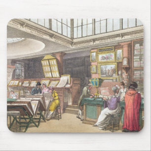 Interior from Ackermann's 'Repository of Arts, Lit Mouse Mat