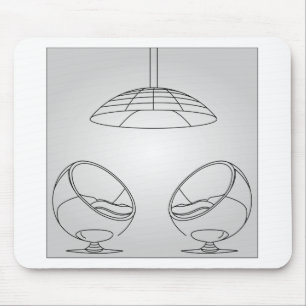 interior furniture with lighting mouse mat