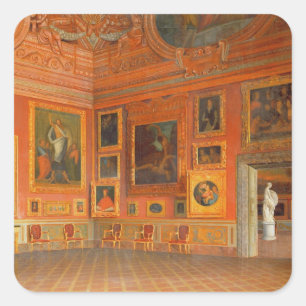 Interior in the Medici Palace Square Sticker