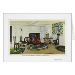 Interior Living Room View of the John Alden