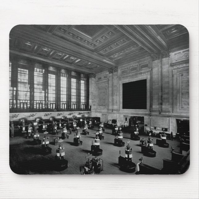 Interior New York Stock Exchange Lower Manhattan Mouse Mat (Front)