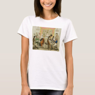 Interior of a Coffee House, pub. for William Pearm T-Shirt