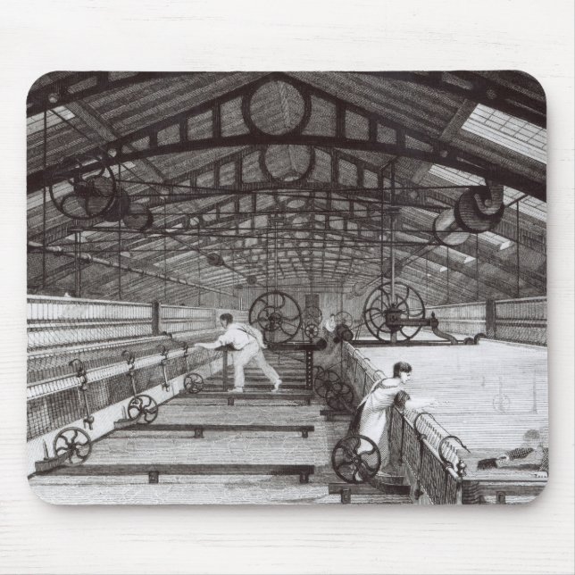 Interior of a Cotton Mill Mouse Mat (Front)