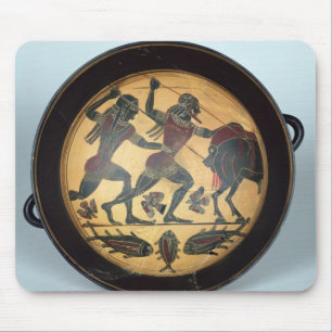 Interior of a cup mouse mat