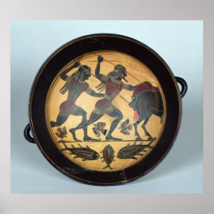 Interior of a cup poster