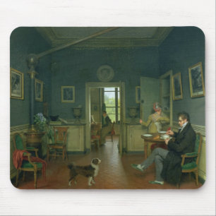 Interior of a Dining Room, 1816 Mouse Mat