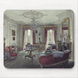 Interior of a drawing room mouse mat