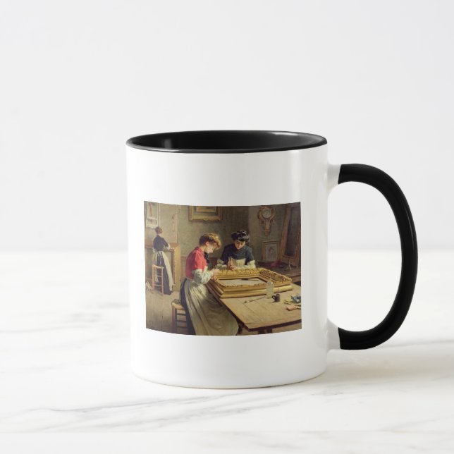 Interior of a Frame Gilding Workshop Mug (Right)