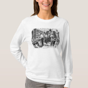 Interior of a French railway postal wagon T-Shirt