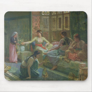Interior of a Harem, c.1865 Mouse Mat