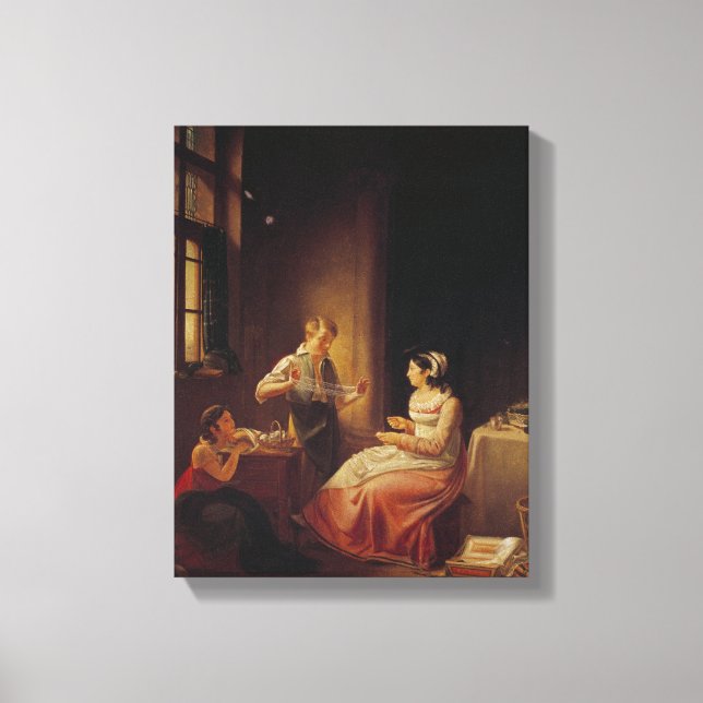 Interior of a House in Macon Canvas Print (Front)