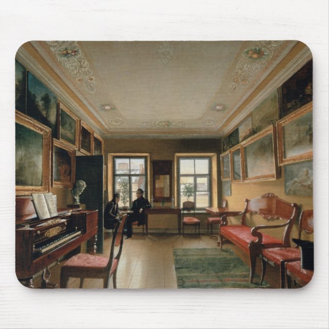Interior of a Manor House, 1830s Mouse Mat (Front)