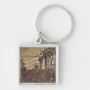Interior of a Munitions Factory, 1916-17 Key Ring