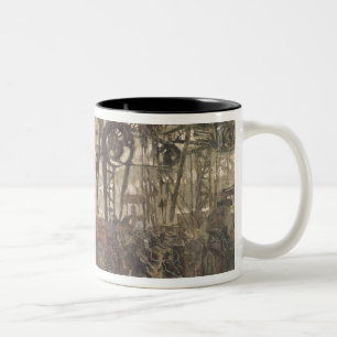 Interior of a Munitions Factory, 1916-17 Two-Tone Coffee Mug