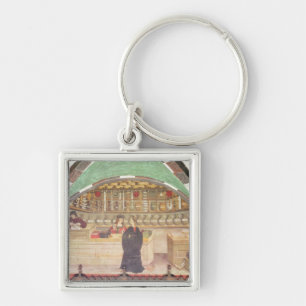 Interior of a pharmacy key ring