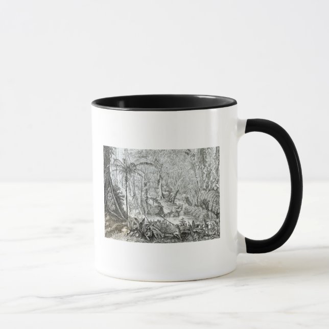 Interior of a Primeval Forest in the Amazons Mug (Right)
