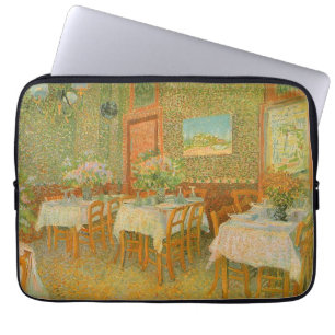 Interior of a Restaurant by Vincent van Gogh Laptop Sleeve