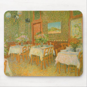 Interior of a Restaurant by Vincent van Gogh Mouse Mat