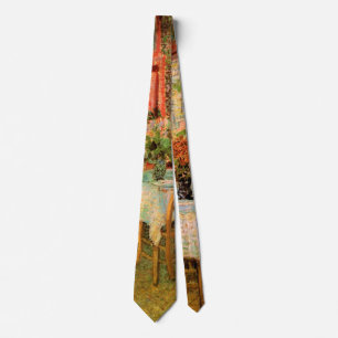 Interior of a Restaurant by Vincent van Gogh Tie