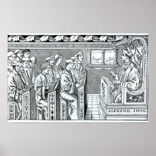 Interior of a School Poster