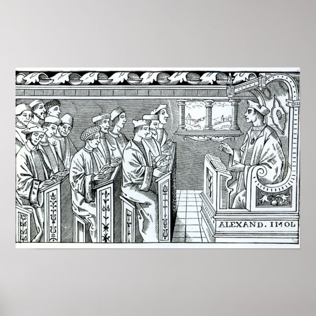 Interior of a School Poster (Front)