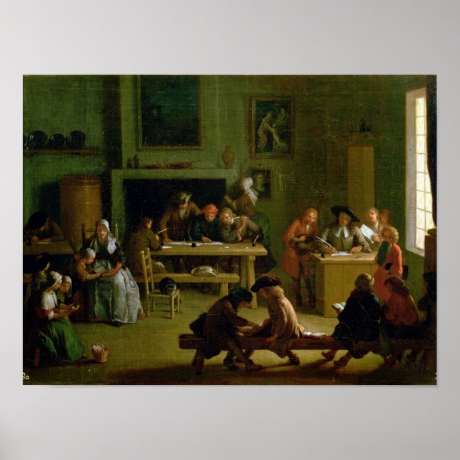 Interior of a Schoolroom Poster (Front)