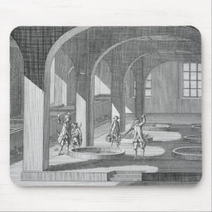 Interior of a Soap Factory, illustration for an en Mouse Mat