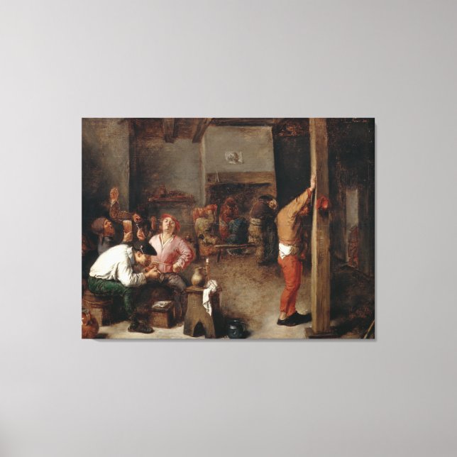 Interior of a Tavern Canvas Print (Front)