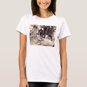 Interior of an American wooden shack, c.1880s (pho T-Shirt