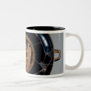 Interior of an attic red-figure cup