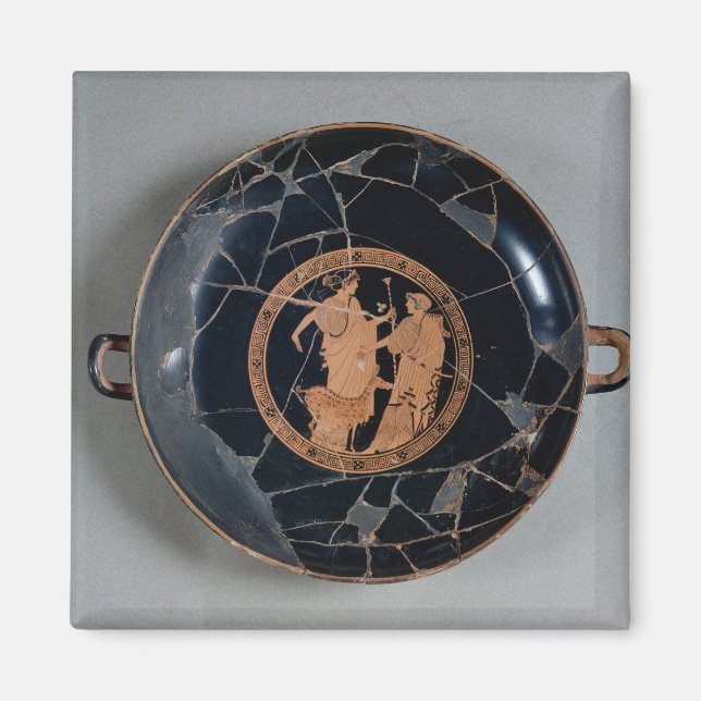 Interior of an attic red-figure cup magnet (Front)
