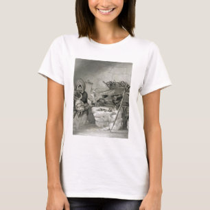 Interior of an Eskimo Snow Hut, Winter Island 1822 T-Shirt