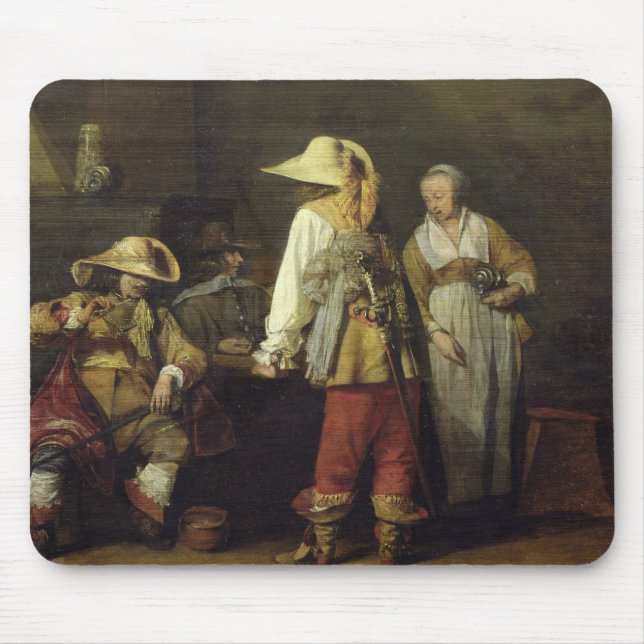 Interior of an Inn, 1636 Mouse Mat (Front)