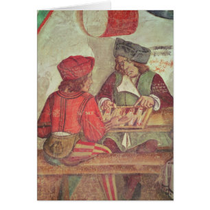 Interior of an Inn, detail of backgammon players