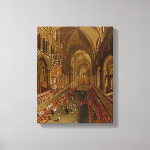 Interior of Canterbury Cathedral, c.1675-1700 (oil Canvas Print