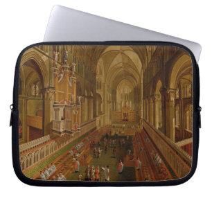 Interior of Canterbury Cathedral, c.1675-1700 (oil Laptop Sleeve