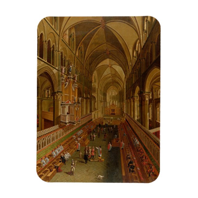 Interior of Canterbury Cathedral, c.1675-1700 (oil Magnet (Vertical)