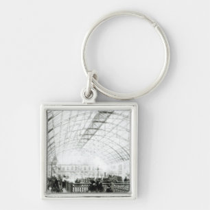 Interior of Charing Cross station Key Ring