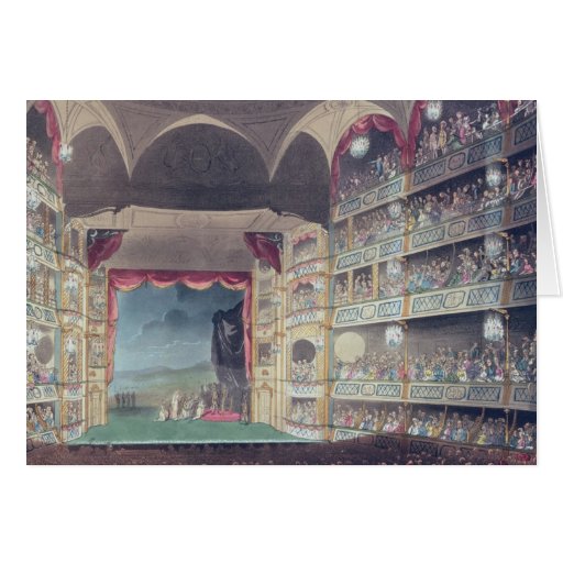 Image of Interior of Drury Lane Theatre, 1808