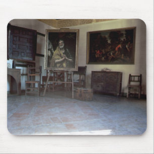 Interior of El Greco's studio Mouse Mat