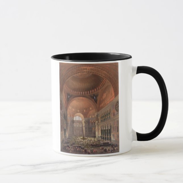 Interior of Haghia Sophia, Constantinople, pub. 18 Mug (Right)