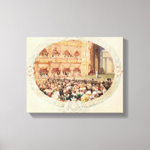 Interior of Her Majesty's Theatre, close of the se Canvas Print