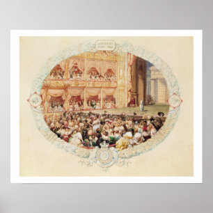 Interior of Her Majesty's Theatre, close of the se Poster