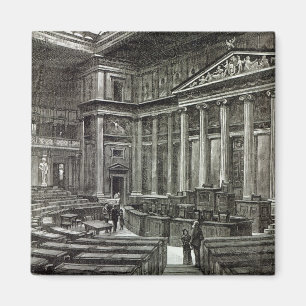 Interior of Houses of Parliament, Vienna Magnet